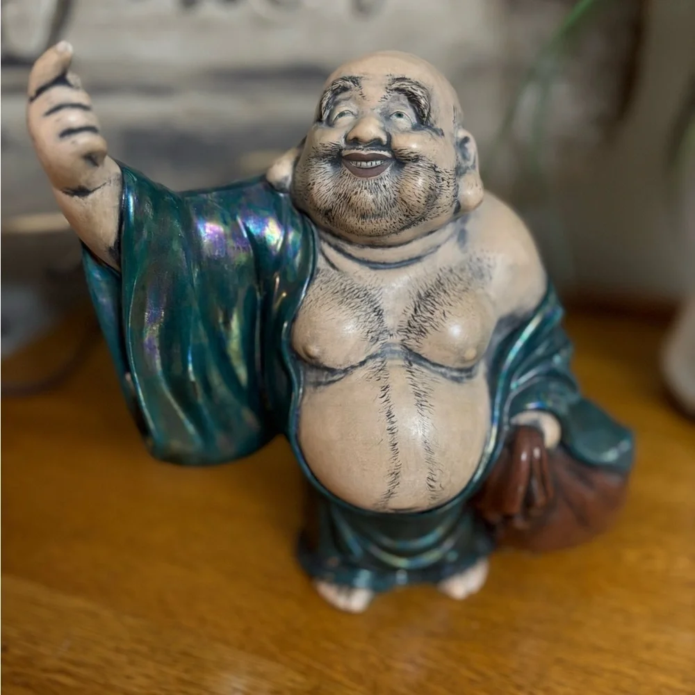 vintage Chinese ceramic Maitreya Buddha known as Budai/ 